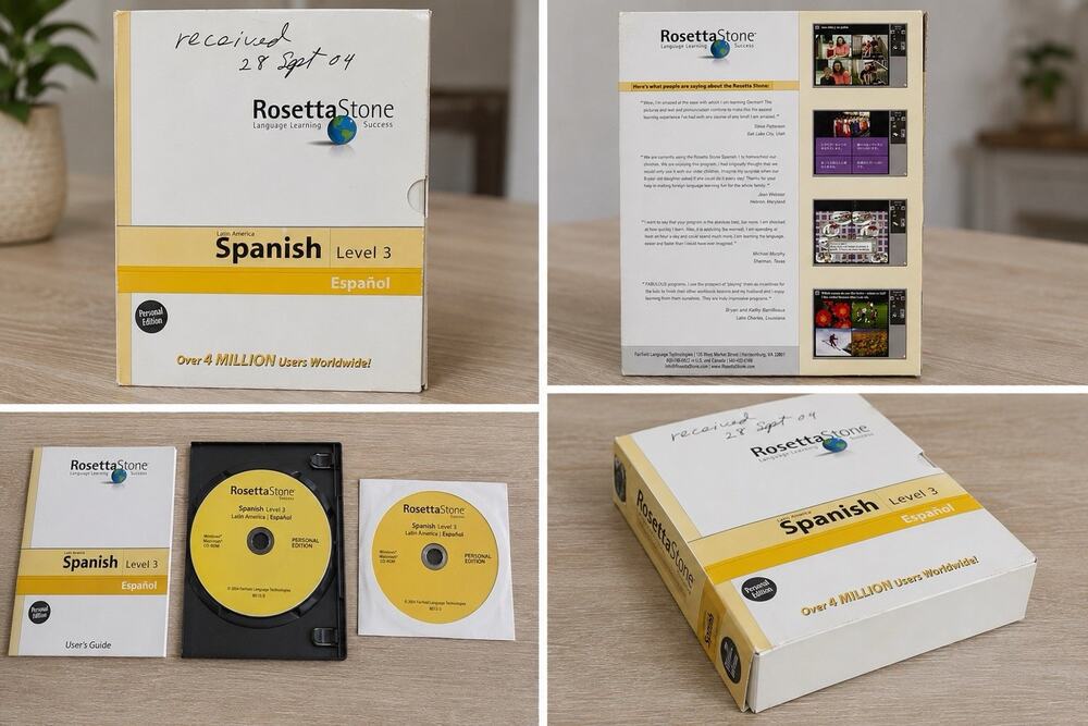 Rosetta Stone Spanish Latin America Level 3 Personal Edition PC Mac CD-ROM